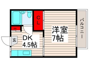 ﾒｰﾌﾟﾙﾊｲﾂの物件間取画像